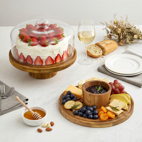 Krbnk 2 en 1, mesa de postres o tablero de charcutería.