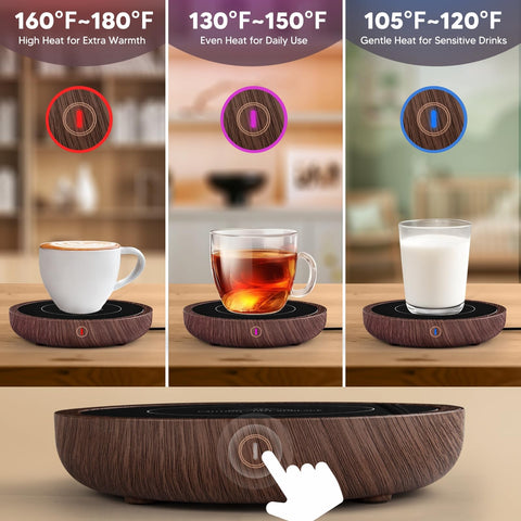 KRGMNHR con 3 temperaturas, perfecto para café, té o leche caliente.