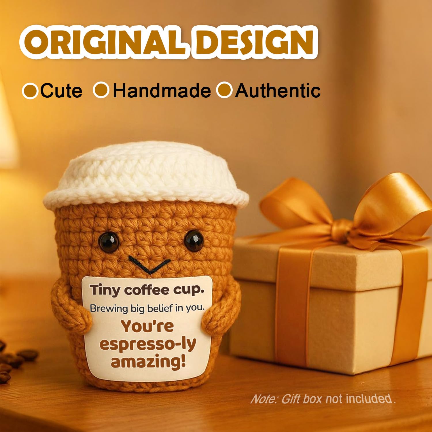 Krinisou regalo para amantes del café con diseño divertido para la oficina.