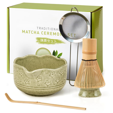 Krispmaild batidor de matcha chasen de bambú natural para mezcla suave y sin grumos.