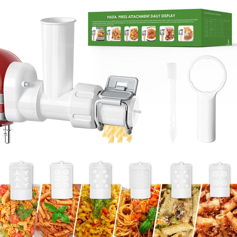 KRISVI 6 en 1 salidas pasta para crear varias formas en casa