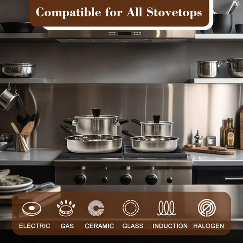 KroWallu tapas de vidrio: monitoreo visual y ventilación para cocción segura