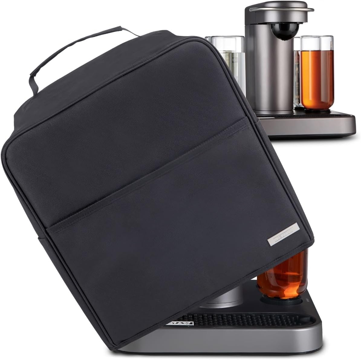 Ksestor Funda Bartesian: vista frontal, protección total contra polvo para tu máquina de cócteles.