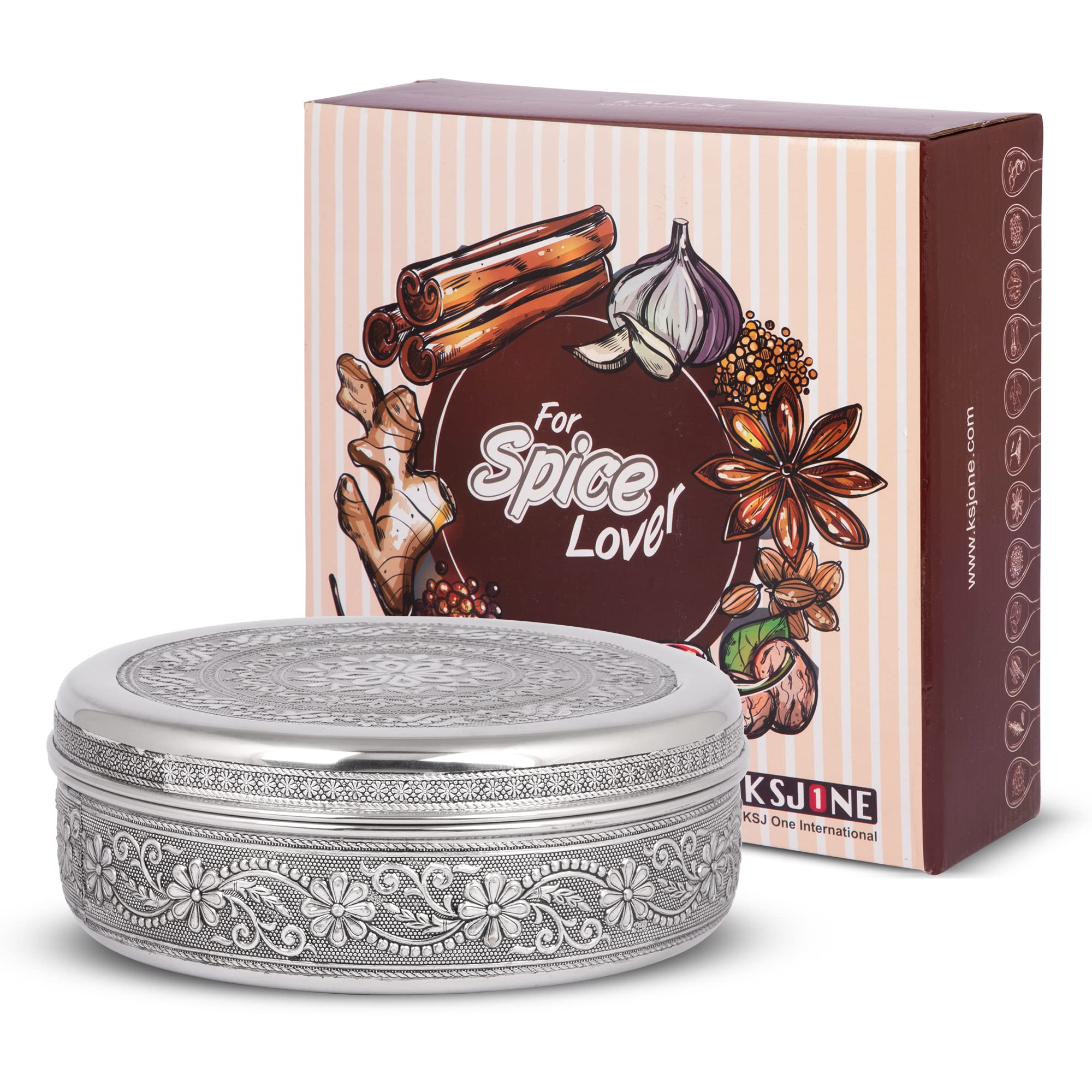 KSJONE dabba-meenakari para decoración navideña