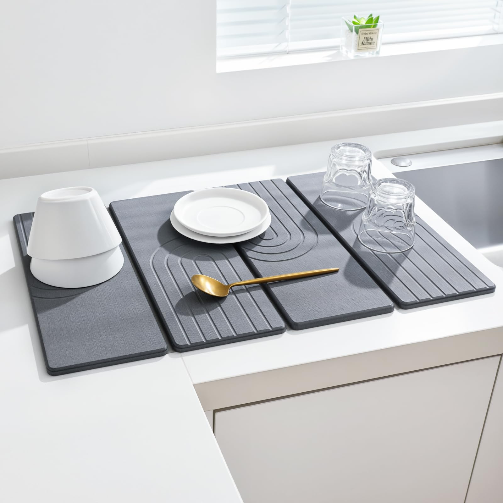 Kssiaz superficie de diatomita con absorción rápida para utensilios.
