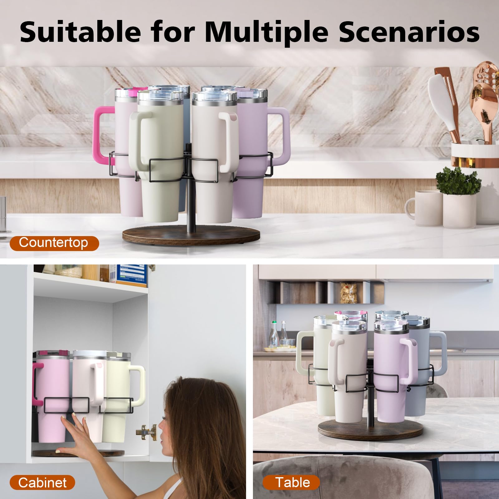 Accesorios para Stanley 40 oz con organización mejorada de Kssiaz.