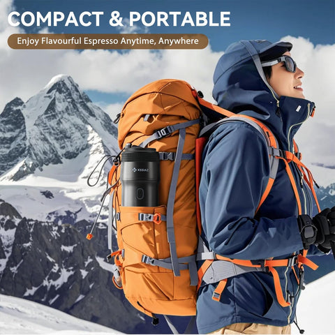 Kssiaz para camping y excursiones con cargador de coche incluido.