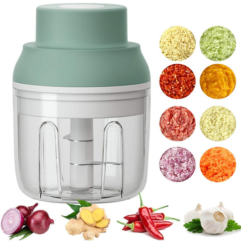 KT-GARY picadora mini de 250 ml lista para cortar ajo y verduras fácilmente