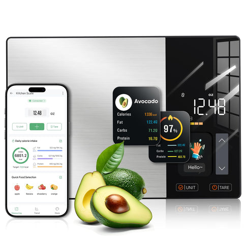 KUAIVO balanza nutrición con pantalla TFT para control diario