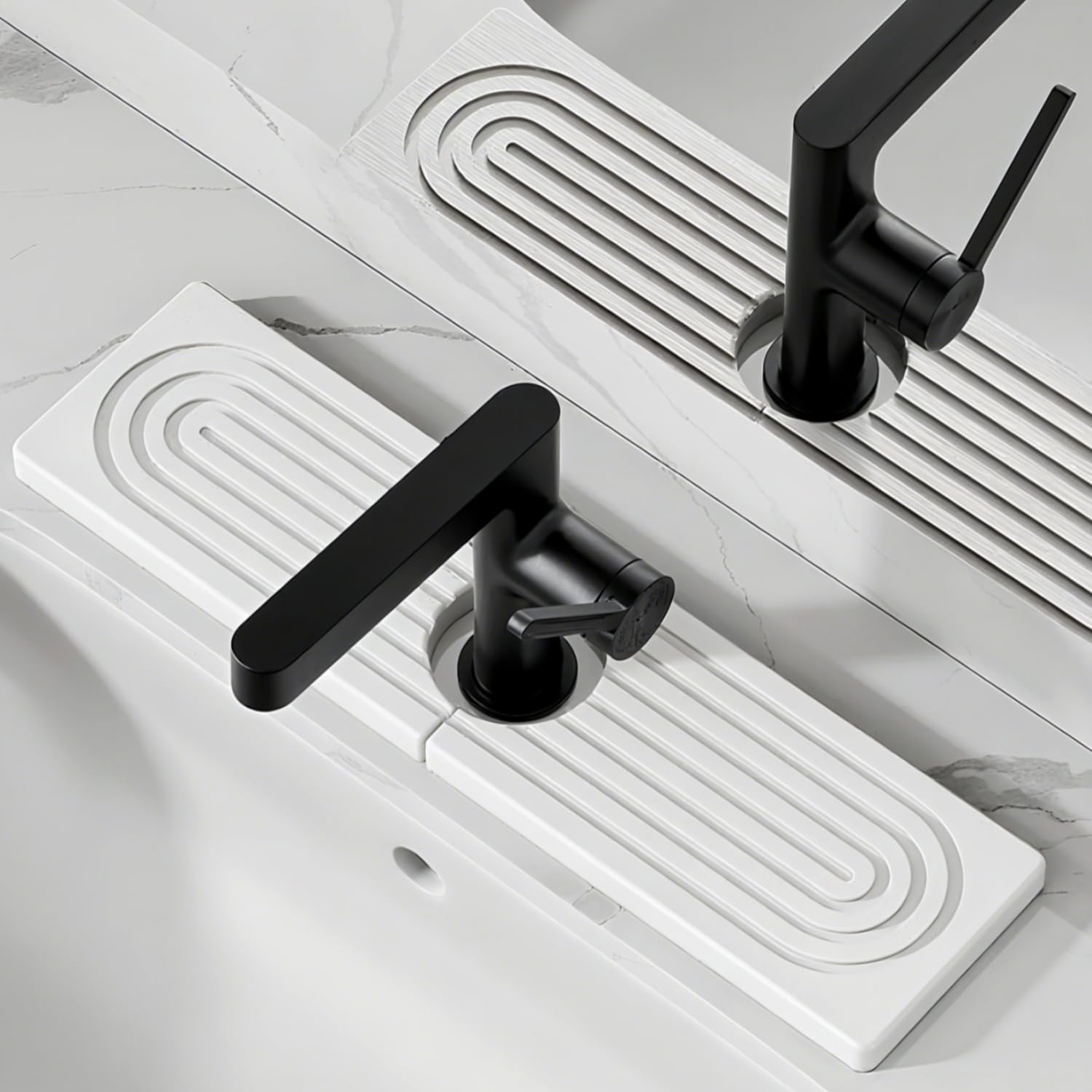 Almohadilla kuangly para grifo, diatomita absorbente que captura goteos.