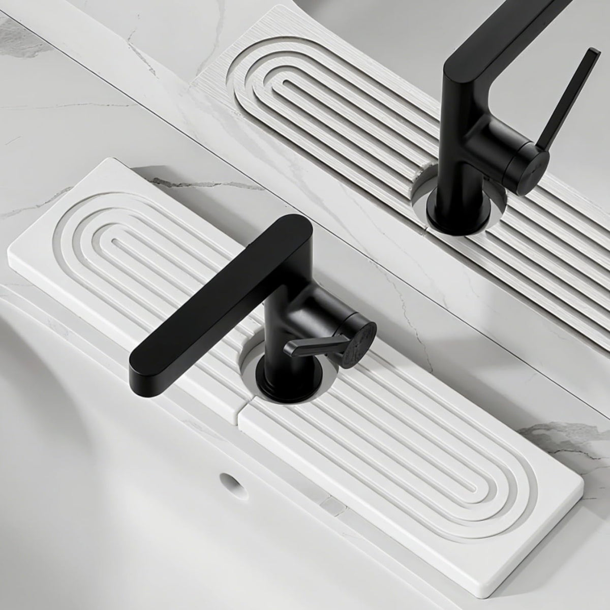Almohadilla kuangly para grifo, diatomita absorbente que captura goteos.