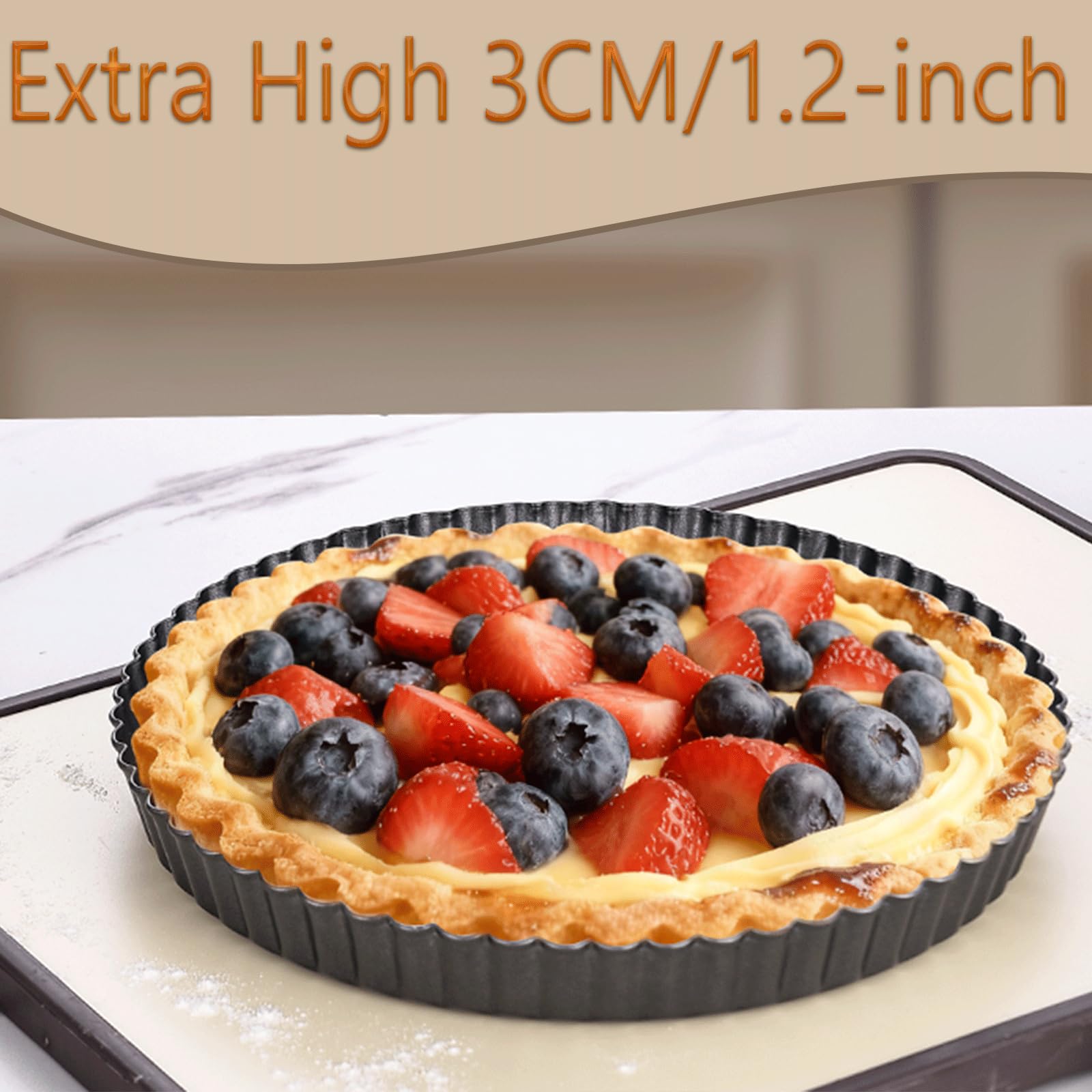 KUAYB molde ideal para quiche tartas y mousse
