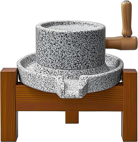 KUCKGO Molino de Piedra con discos de granito natural para harinas ricas.
