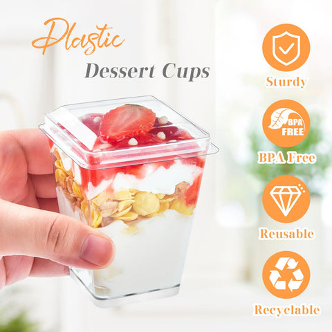 Kucoele tapas claras para dulces: protege la comida y conserva frescura