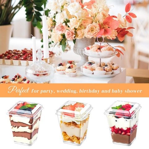 Kucoele vasos dulces apilables: almacenamiento eficiente para catering y fiestas