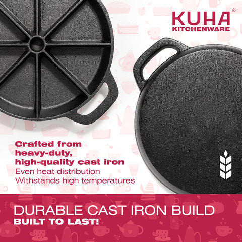 KUHA accesorios incluidos: guantes, trivet y brocha para hornear