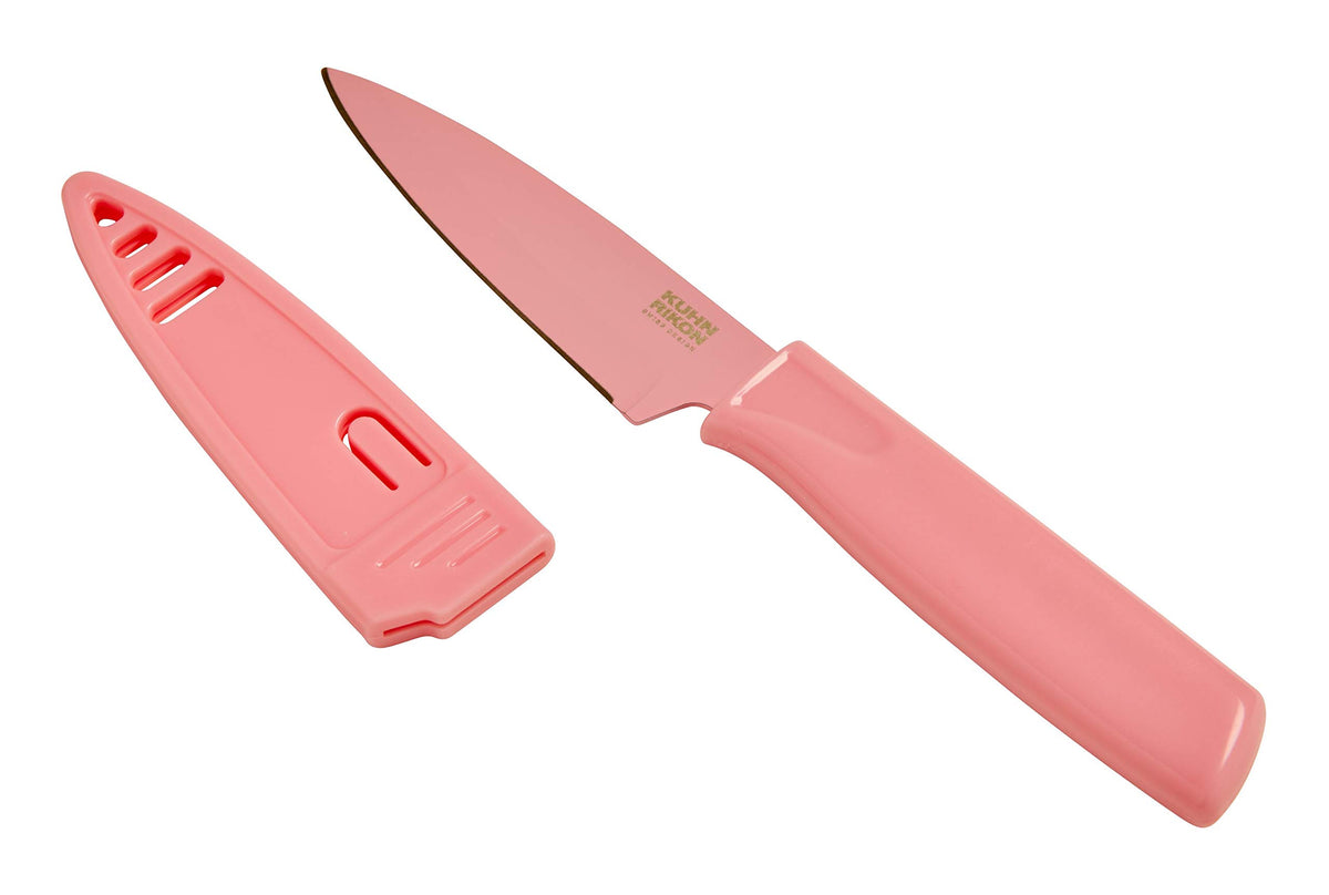 Cuchillo de pelar Colori Kuhn Rikon, filo preciso para pelar frutas y verduras.