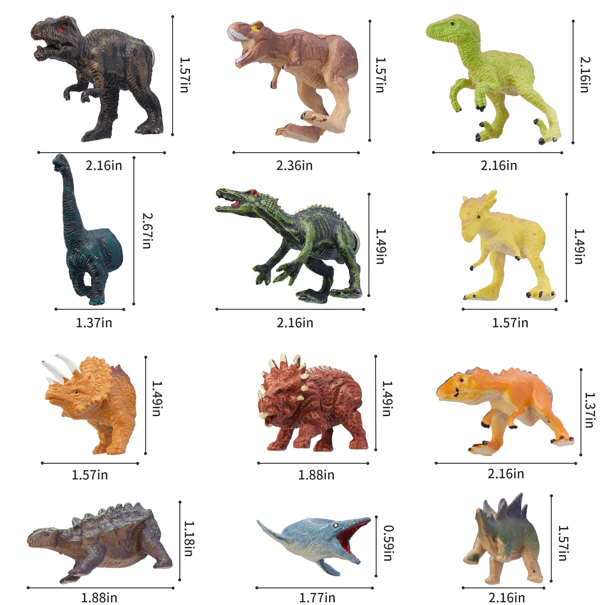 Imán KUHPLOVE de dinosaurios, colores vivos para la nevera y colección educativa.