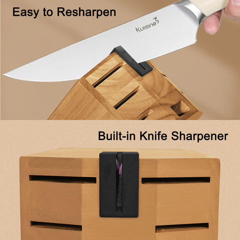 Cuchillo pan de Kuisine 8 pulgadas, deslizamiento suave para rebanar pan.