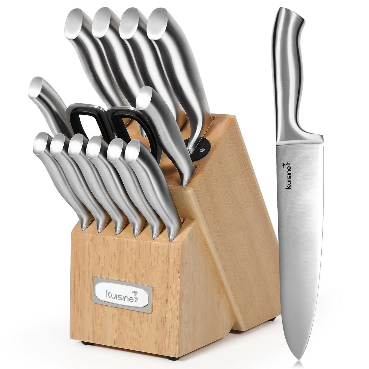 KUISINE: juego premium de cuchillos para uso diario con acero al carbono