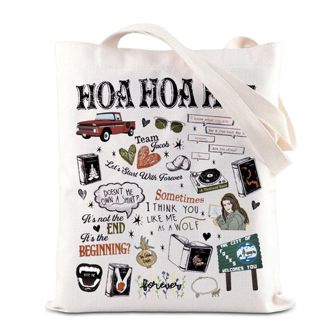 KUIYAI bolsa vampiros frente, ideal para compras diarias con estilo.