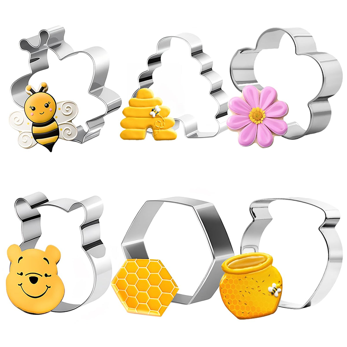Cortador kukifun abeja para galletas; excelente para temáticas