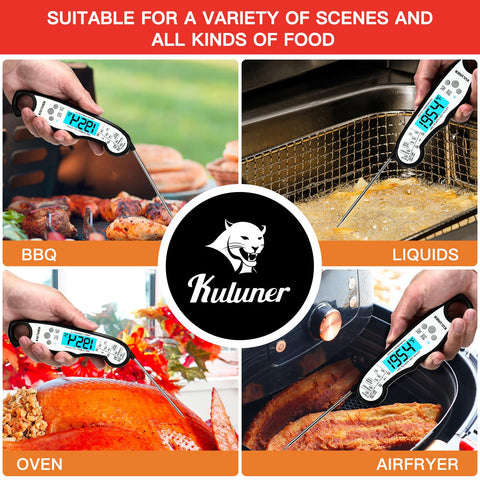 Pantalla retroiluminada KULUNER TP-01 facilita lectura nocturna al cocinar al aire libre