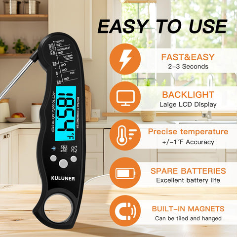 KULUNER TP-01 pantalla iluminada para lecturas claras en cualquier momento