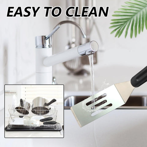 Espátula mini de metal Kunovo para uso diario en la cocina.