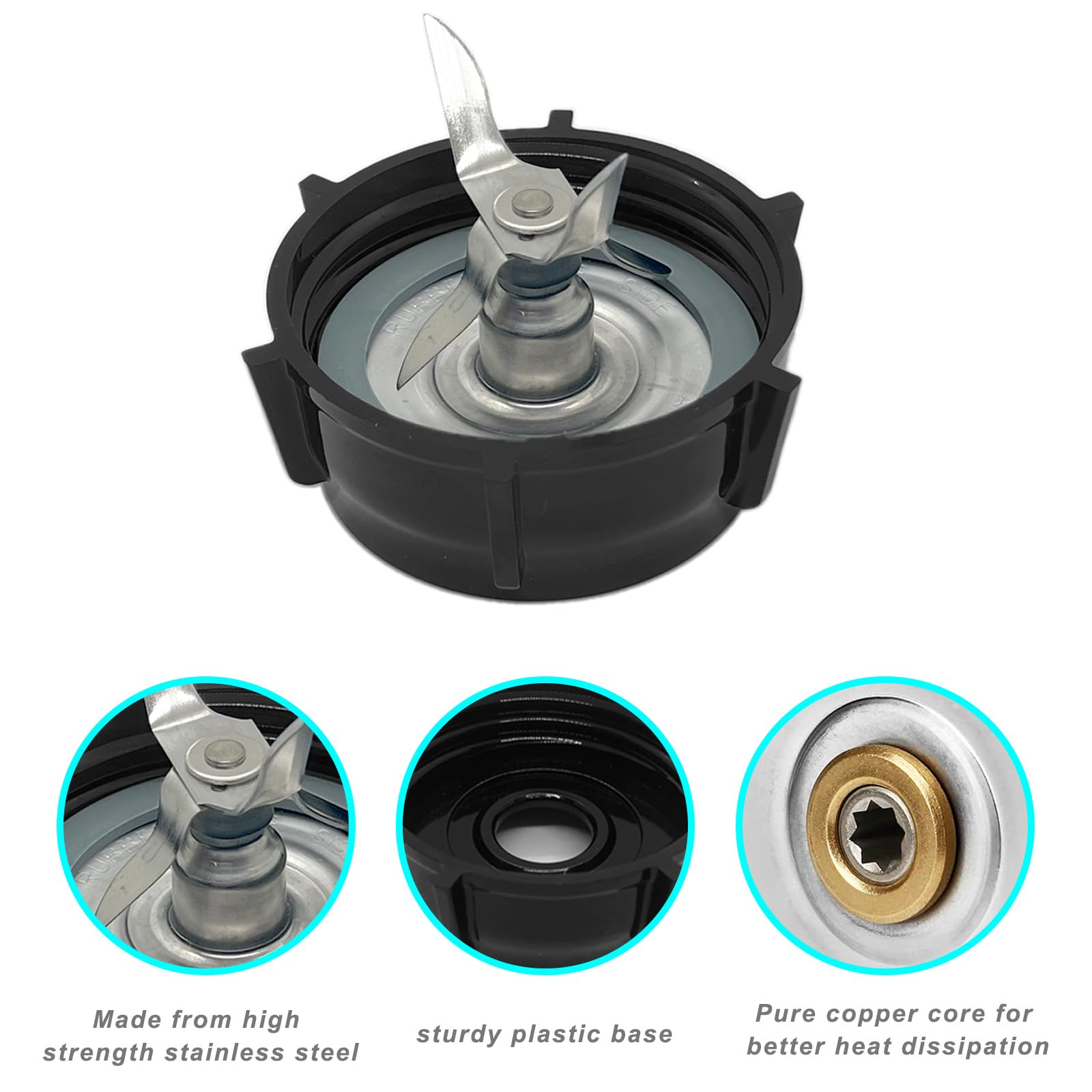 Tapa-base de vaso Kuntorie, repuesto seguro para vasos compatibles.