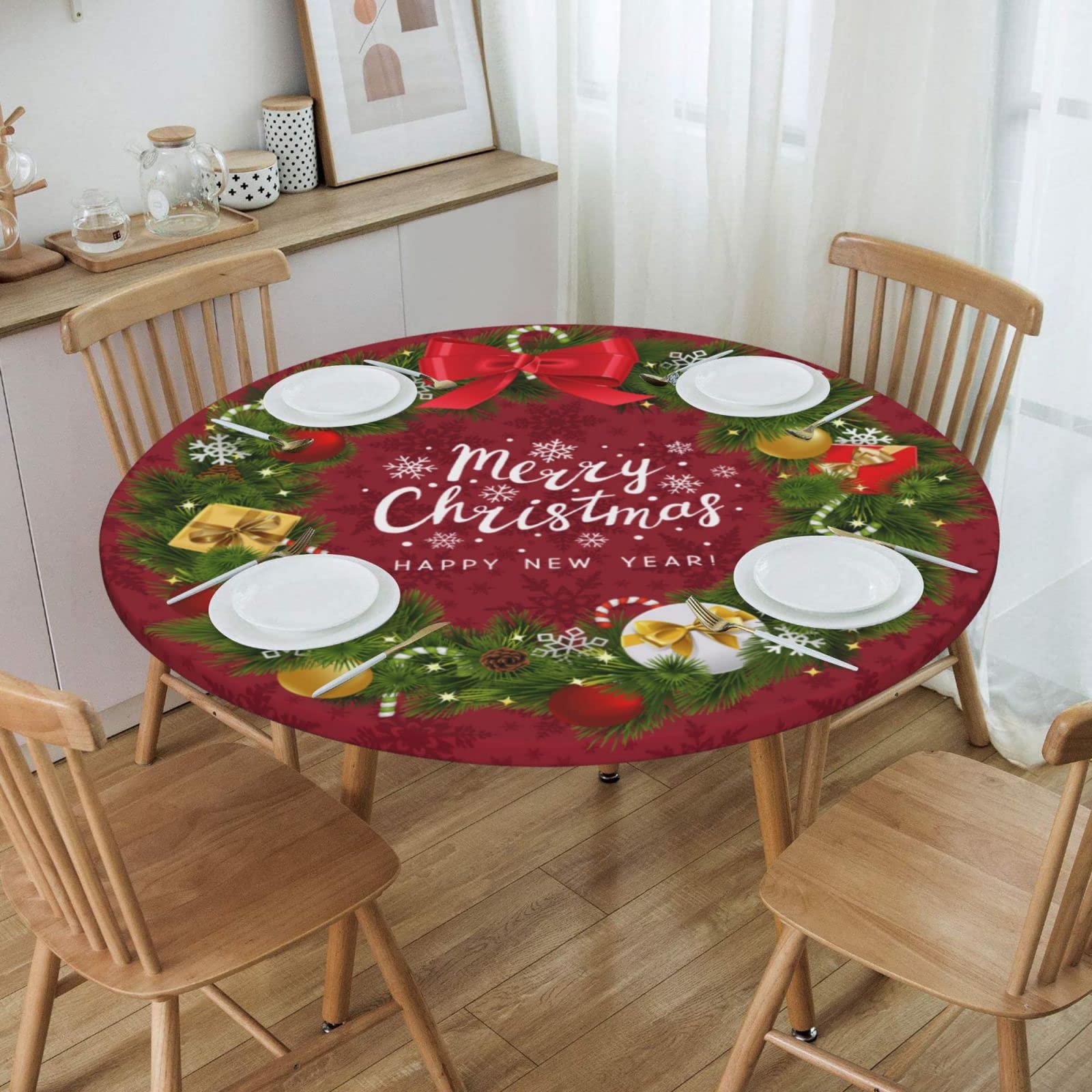 Entorno de comedor elegante con KUOAICY para cenas festivas.