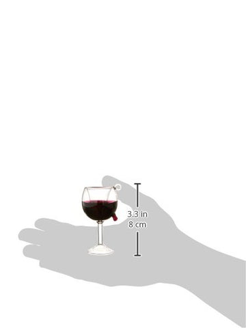 Kurt S. Adler diseño de vidrio detallado, ornamento de vino para dar un toque de viñedo.
