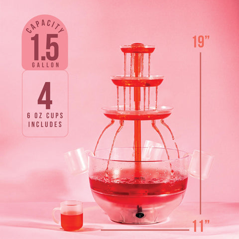 Kusini torre de bebidas 1.5 galones para ponches y jugos