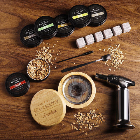 KUZKUZY kit fumador whisky infusión para añadir profundidad ahumada
