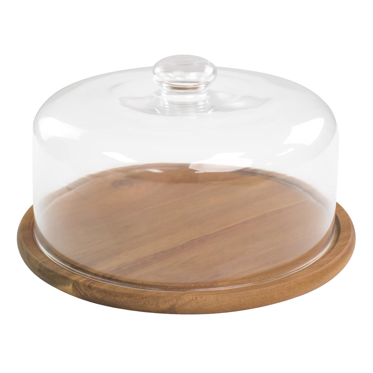 KVMORZE domo de vidrio para postres muestra pasteles con estilo