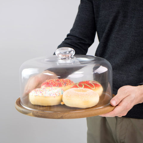 Domo KVMORZE para exhibir frutas y bocadillos con elegancia