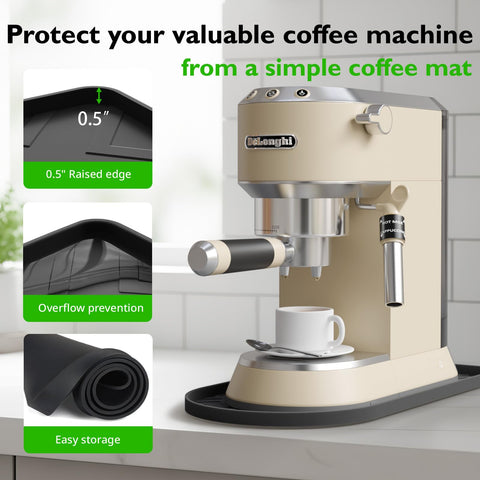 KVRG base silicona cafetera antideslizante para uso estable