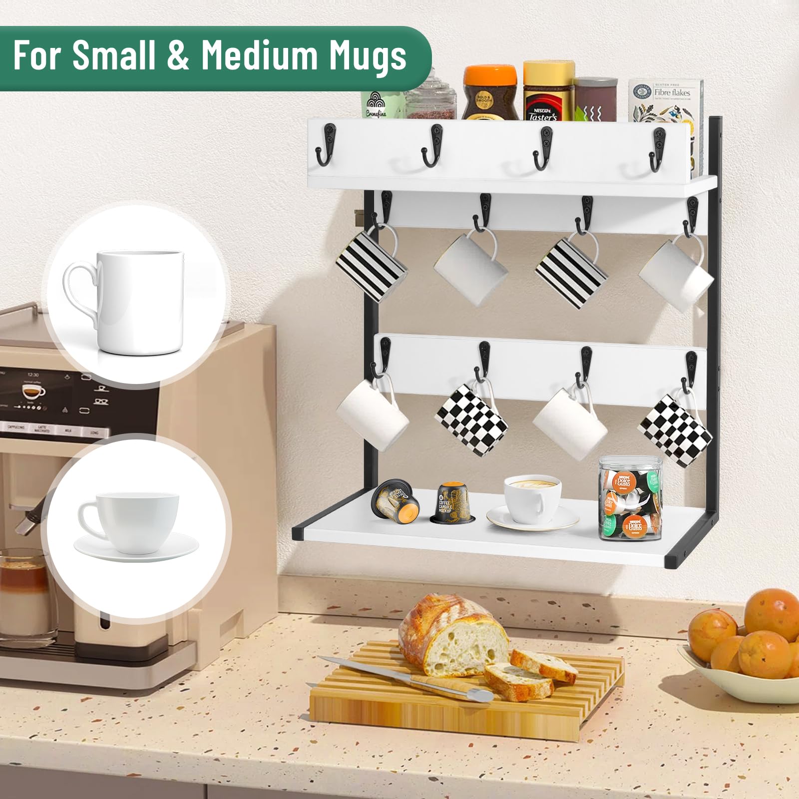 KVTUKIAIT combinación de funcionalidad y decoración en tu espacio de café.