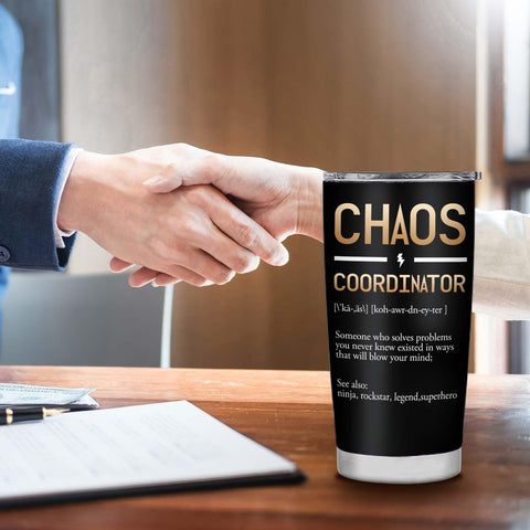 Kwsnatel Vaso térmico Chaos Coordinator con doble aislamiento para mantener temperatura.