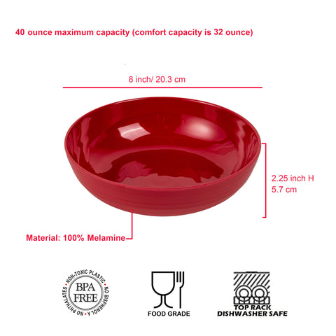 KX-WARE cuencos melamina, diseño moderno para uso diario.