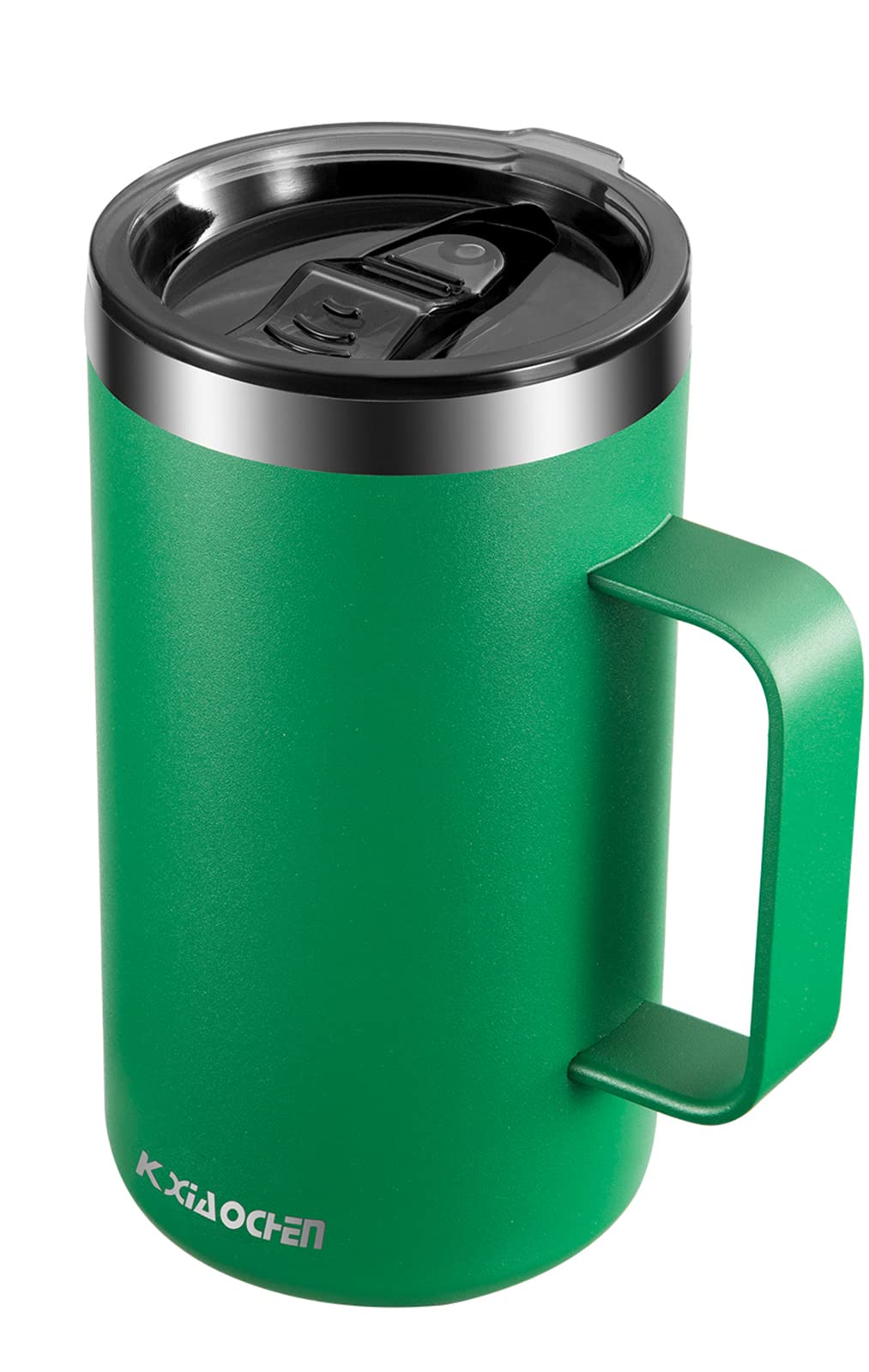 KXIAOCHEN 20oz vaso termico esmeralda con tapa mantiene bebidas a temperatura ideal