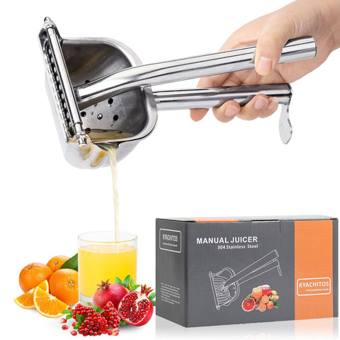KYACHITOS exprimidor grande de citricos en acero inoxidable 304 para jugos frescos