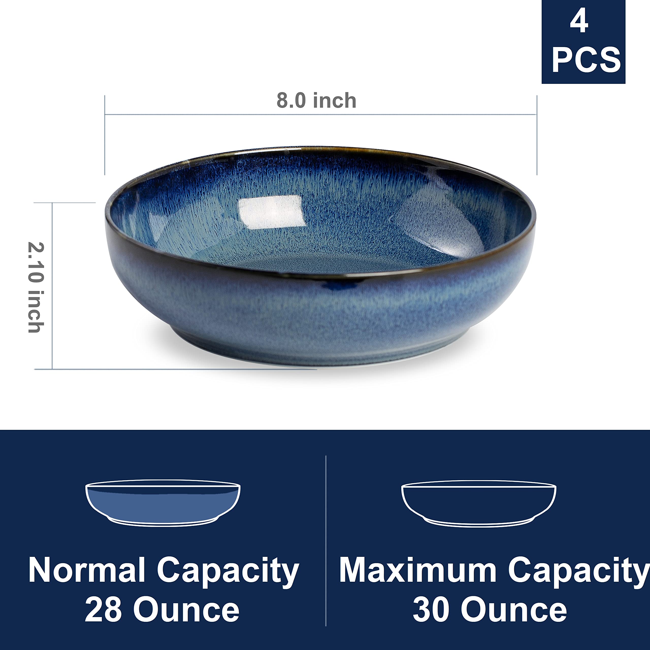 KYBSCZ bol cerámico para ensaladas, ideal para porciones familiares.