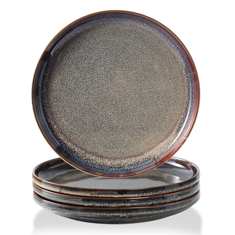 KYBSCZ plato de cena cerámico de 10 pulgadas, elegante y resistente para uso diario.