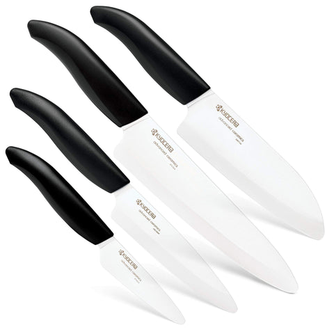 Kyocera Revolution: conjunto de cuchillos cerámicos de 7 pulgadas para cortes precisos