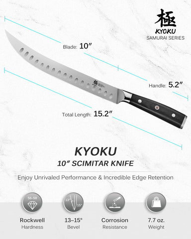 KYOKU corte de carne preciso para asados y jamón en casa.