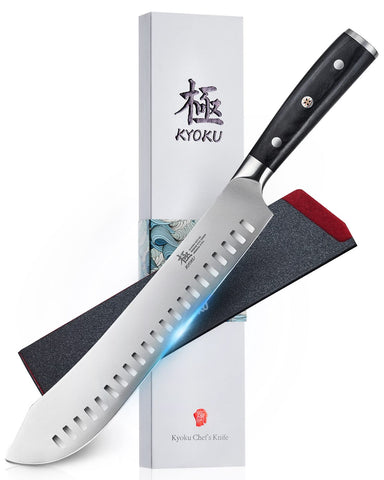 KYOKU cuchillo carnicero diez pulgadas con hoja afilada para cortes precisos de carne