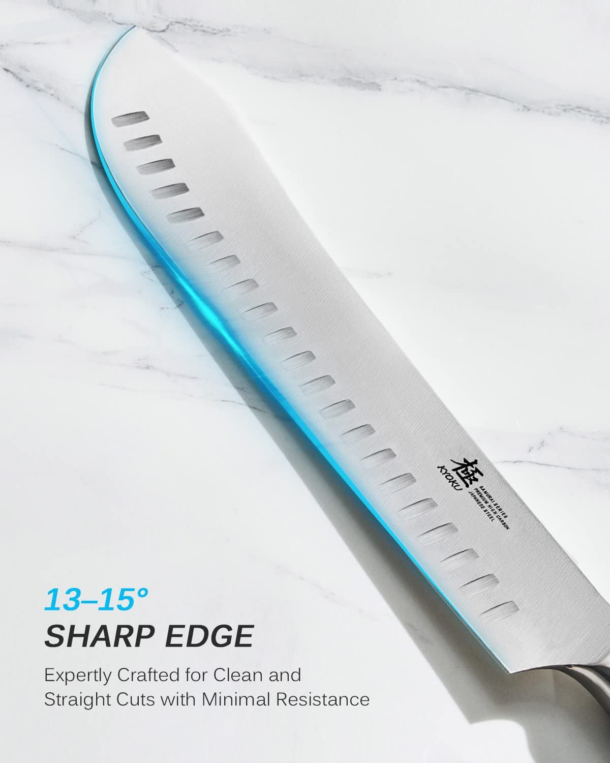 KYOKU cuchillo carnicero diez pulgadas vaina incluida para almacenamiento seguro