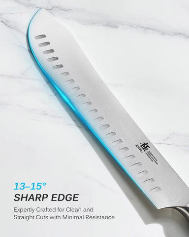 KYOKU cuchillo carnicero diez pulgadas vaina incluida para almacenamiento seguro