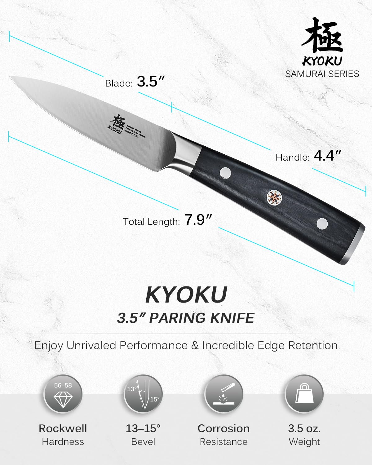 KYOKU estuche protector incluido para guardar y transportar con seguridad